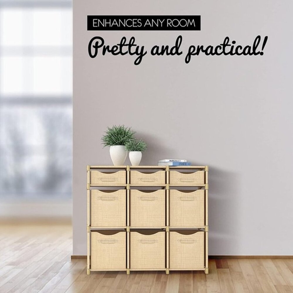 NEW  9 Cube Closet Organizers And Storage | Includes All Storage Cube Bins